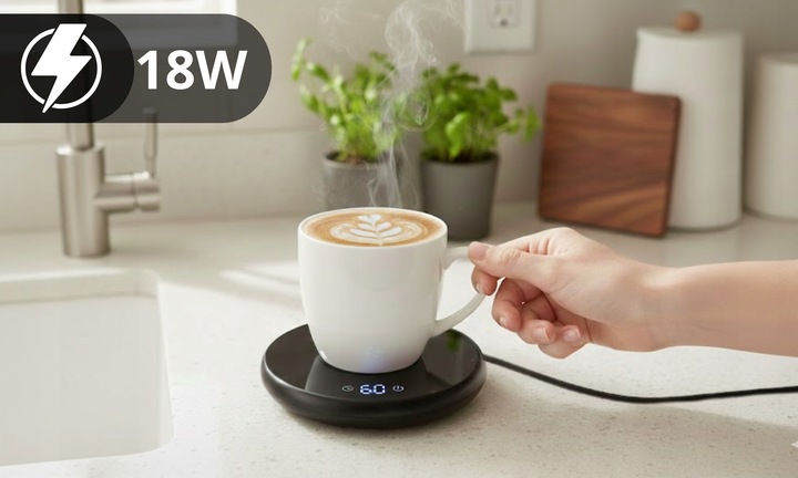 Podgrzewacz do Kubka Kawy Herbaty Podstawka pod Kubek do Biura na