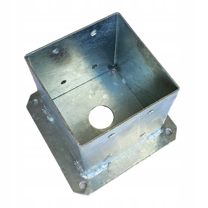 PODSTAWA SŁUPA PRZYKRĘCANA 14x14cm WSPORNIK KOTWA 140x140mm MOCNA GRUBA PL