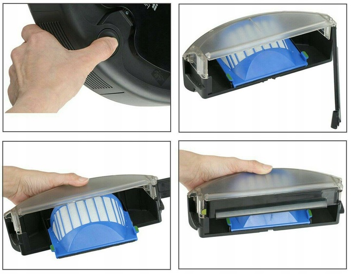 ZESTAW FILTRY AeroVac SZCZOTKI DO iRobot ROOMBA 620 650 671 676 680