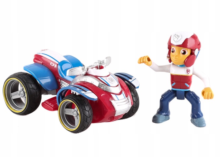 PSI PATROL FIGURKA RYDER + QUAD POJAZD RATUNKOWY