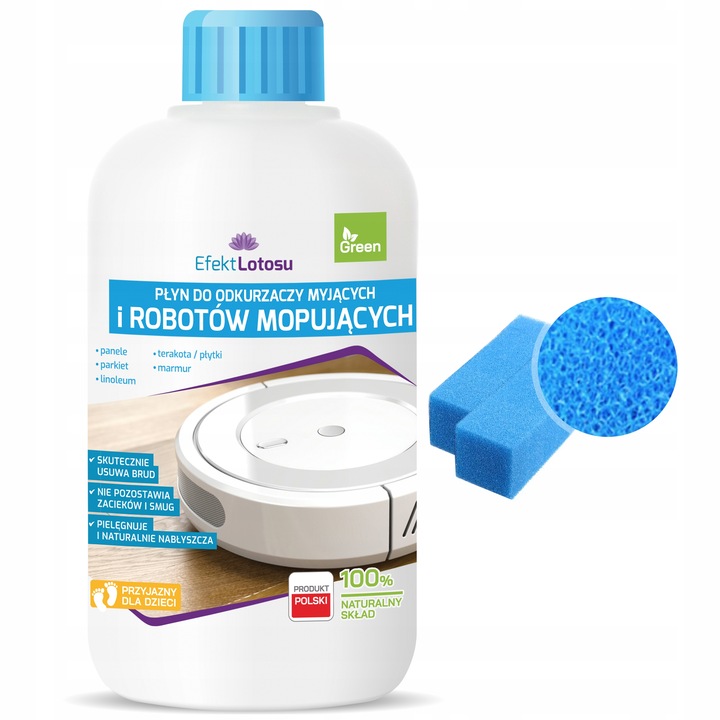 PŁYN DO MYCIA PODŁÓG MOPÓW ODKURZACZY BIONICZNYCH + FILTR DO MOPA HIZERO