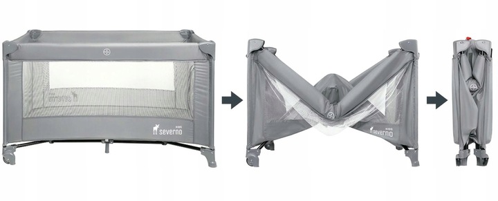 ŁÓŻECZKO TURYSTYCZNE SKŁADANE KOJEC DLA DZIECKA PREMIUM + MATERAC I TORBA