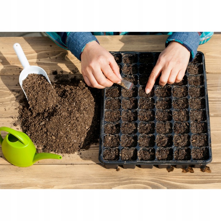 WIELODONICZKA DO WYSIEWU NASION GŁĘBOKA 6 cm TACKA DO ROZSAD 30 DONICZEK