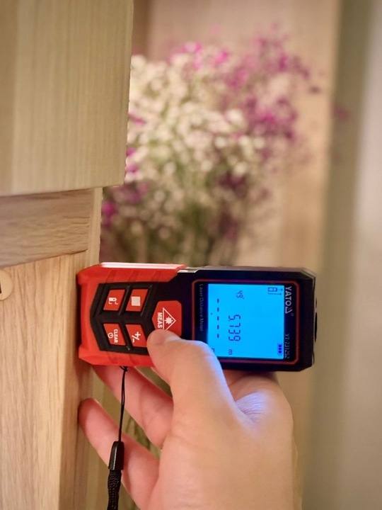 DALMIERZ LASEROWY CYFROWY MIERNIK ODLEGŁOŚCI 100M YATO