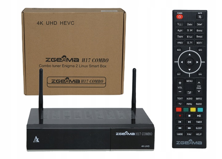 ZGEMMA H17 Combo 4K ENIGMA2 Cccam Iptv Kodi Oscam