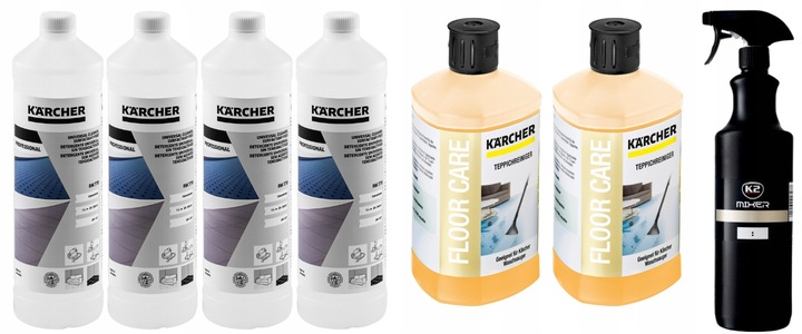 ODKURZACZ PIORĄCY PROFESJONALNY KARCHER PUZZI 10/1 +ZESTAW CHEMII DO
