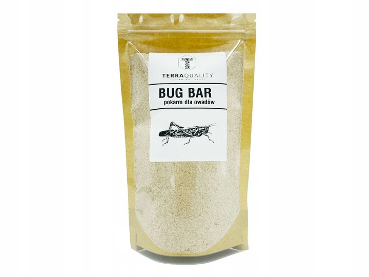 Pokarm Bug Bar 2L pasza dla owadów karmowych jak świerszcze, karaczany