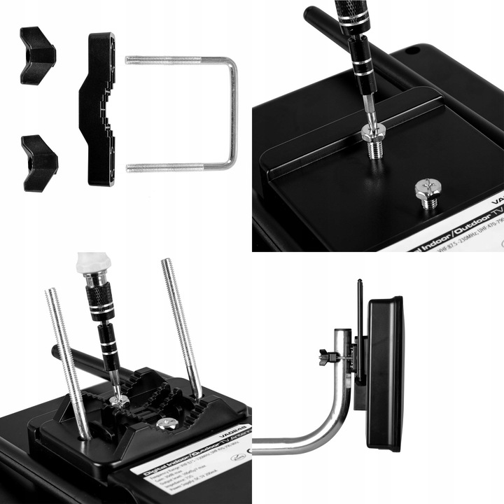 ANTENA AKTYWNA POKOJOWA WEWNĘTRZNA ZEWNĘTRZNA DVB-T2 TV NAZIEMNEJ 4K