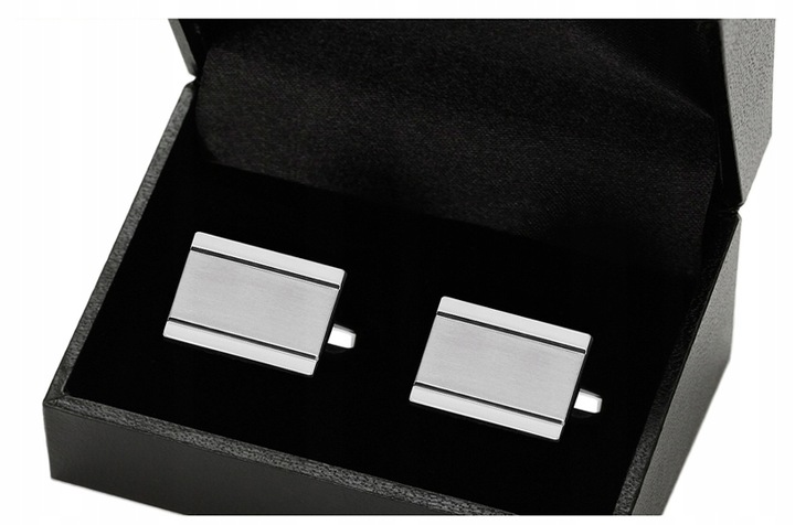 SPINKI do Mankietów Koszuli Spinka + PUDEŁKO D61