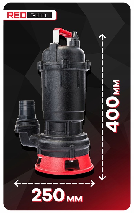 POMPA DO WODY BRUDNEJ SZAMBA z ROZDRABNIACZEM 30000 l/h MŁYNEK