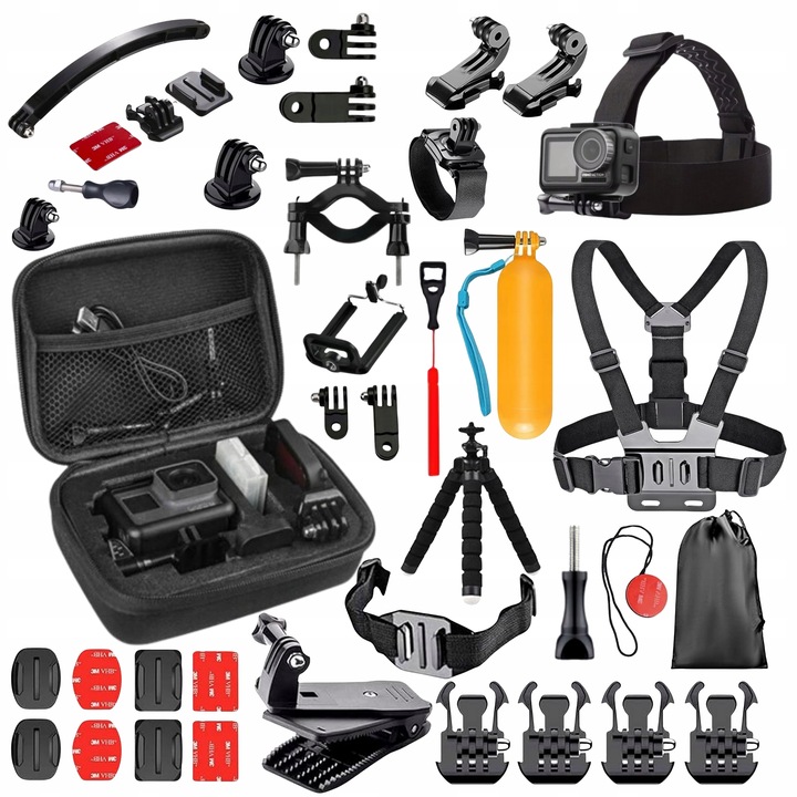 ZESTAW XXL AKCESORIA GOPRO HERO 13 12 11 dji action insta360 SZELKI