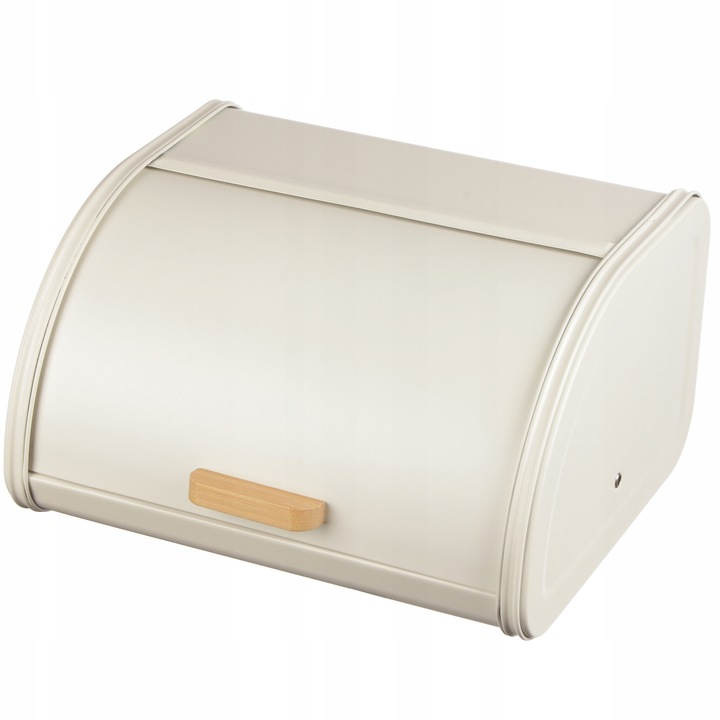CHLEBAK POJEMNIK NA CHLEB BUŁKI PIECZYWO ŻYWNOŚĆ BIAŁY METALOWY POJEMNY
