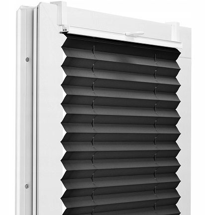 NOWOCZESNA ROLETA PLISOWANA 55x150 cm BEZINWAZYJNA