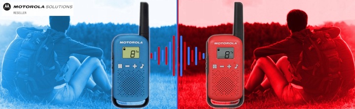 MOTOROLA T42 RADIOTELEFONY KRÓTKOFALÓWKI 2szt. 4km