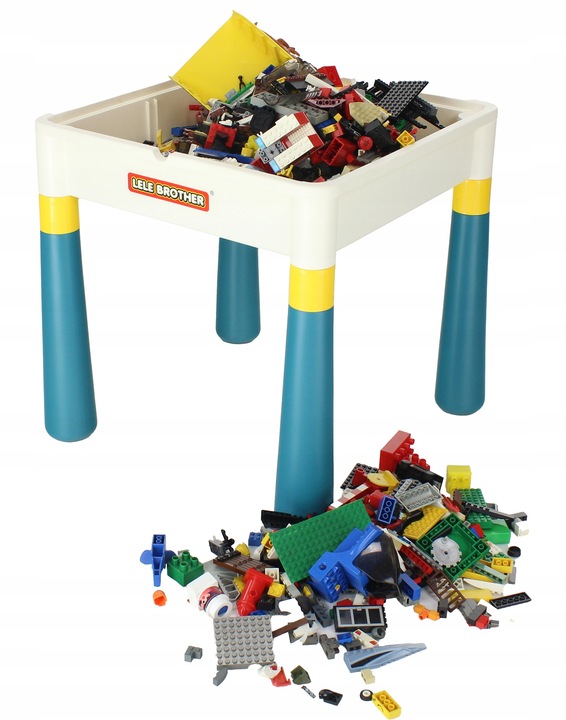 WIELOFUNKCYJNY STOLIK BLAT DO KLOCKÓW plus KRZESŁO