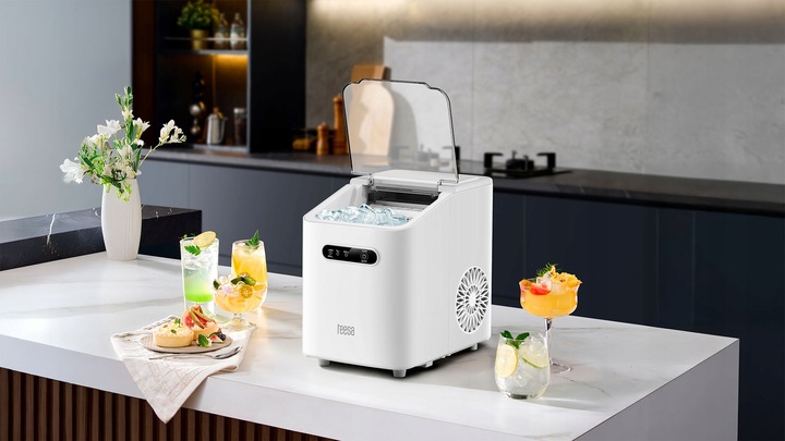 Kostkarka do lodu Teesa EASY ICE 11kg lodu 1L 110W dwa rozmiary kostek
