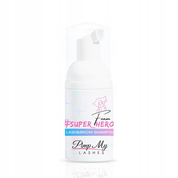 Pimp My Lashes pianka szampon do brwi i rzęs Super Hero Foam 30ml
