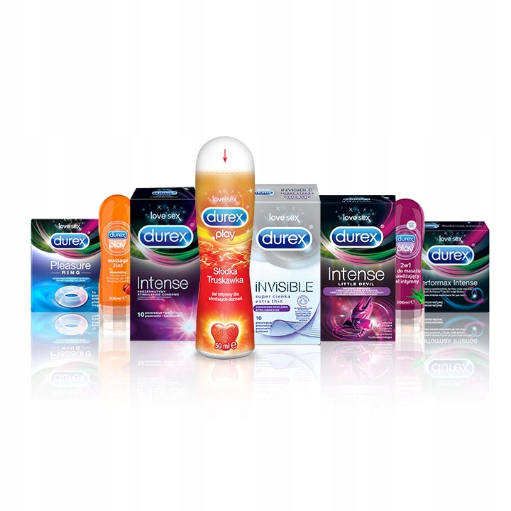 DUREX ZESTAW Żel intymny INTENSE YLANG YLANG ROZGRZEWAJĄCY ROMANTYCZNY