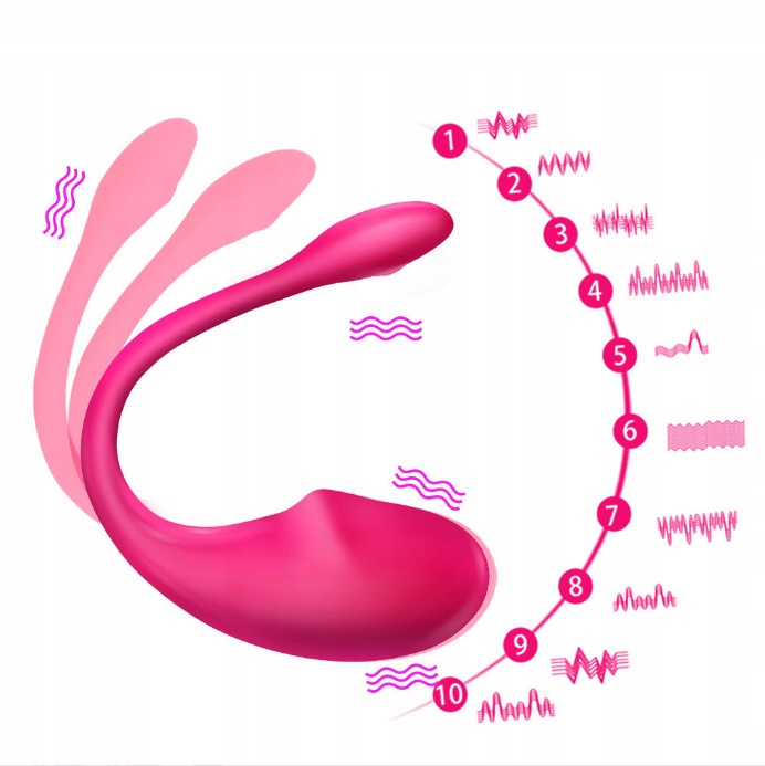 WIBRATOR DAMSKI JAJKO JAJECZKO WIBRUJĄCE DLA PAR APLIKACJA BLUETOOTH