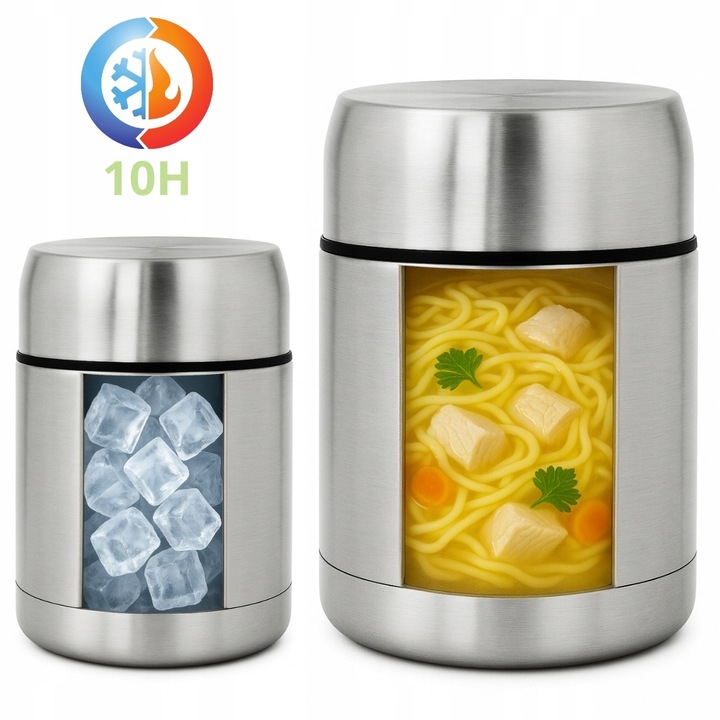 TERMOS OBIADOWY na ZUPĘ OBIAD pojemnik MENAŻKA lunch box KAMILLE 0,5 l