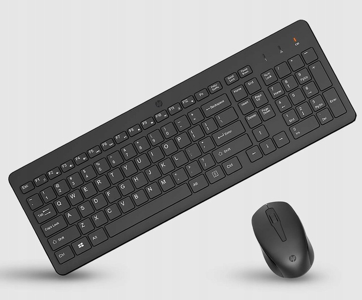 ZESTAW KLAWIATURA I MYSZ BEZPRZEWODOWA HP 330 1600 DPI 2.4 GHz CZARNY