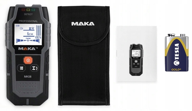 WYKRYWACZ PRZEWODÓW KABLI DETEKTOR METALI RUR W ŚCIANIE DREWNA METALU