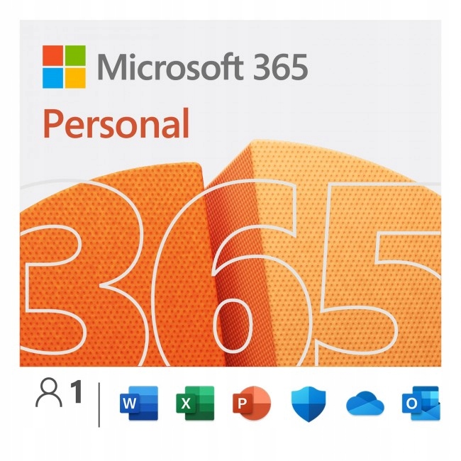 MICROSOFT OFFICE 365 Personal 1 użytkownik 5 stanowisk 1 rok Win/Mac PL