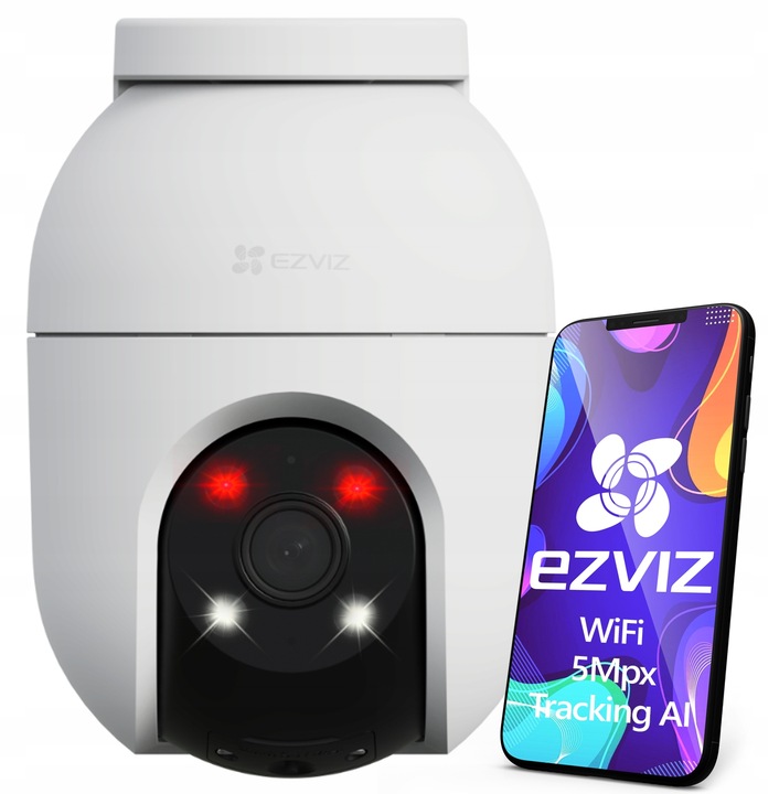 Kamera WiFi obrotowa 5Mpx 3K Dual Light Zewnętrzna CS-C8c (5WKFL,4mm)