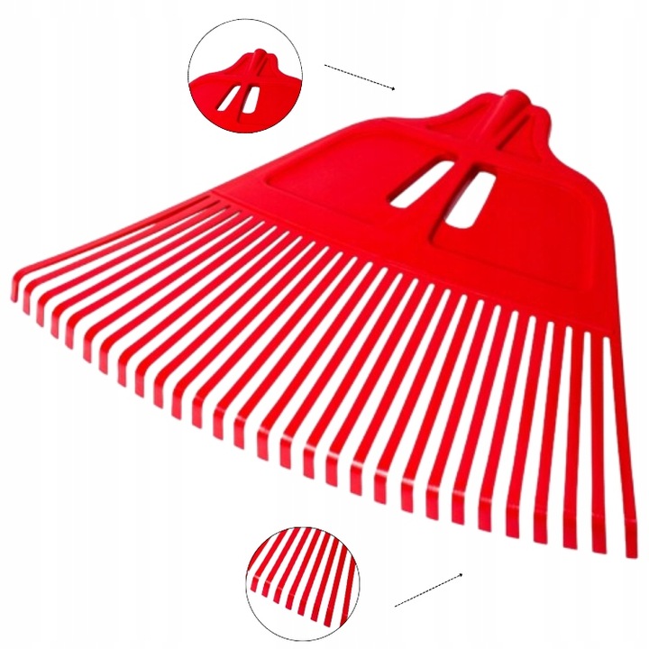 Grabie do liści EXTRA-CLICK 680 mm bez trzonu MAAN