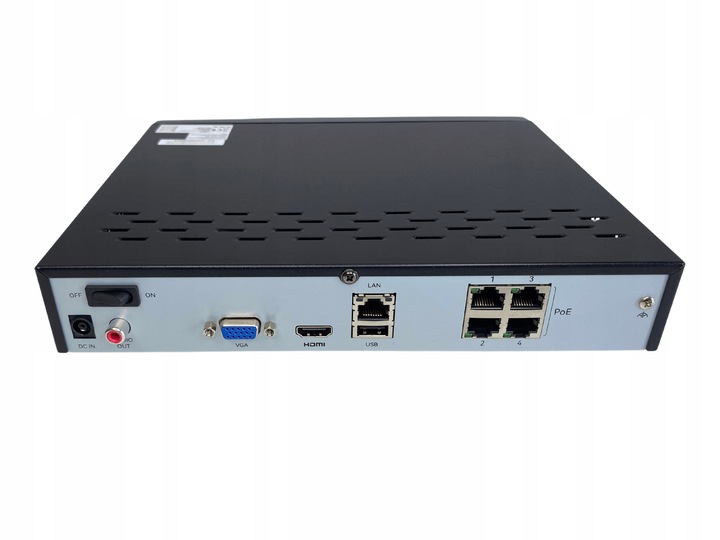 REJESTRATOR POE 4-KANAŁOWY REOLINK NVS4