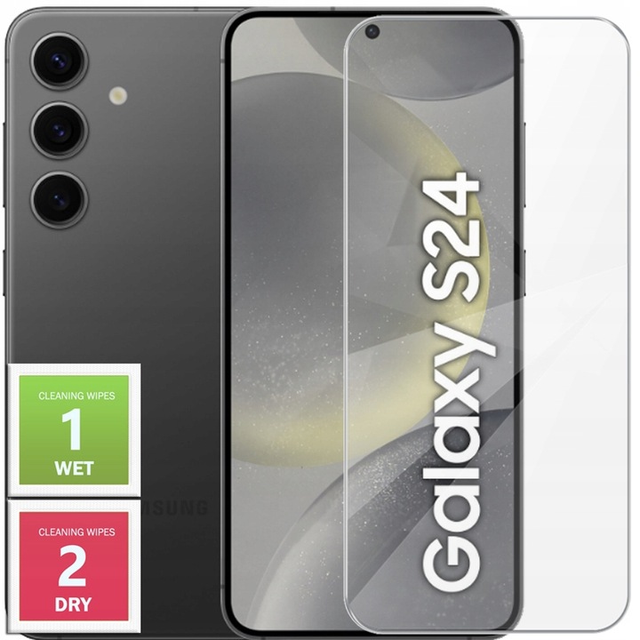 Etui Do SAMSUNG GALAXY S24 +Szkło 9H WZMACNIANE 360° do MAGSAFE CLEAR CASE