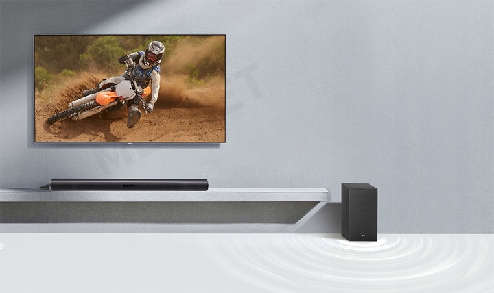 SOUNDBAR LG SQC2 300W USB BLUETOOTH BEZPRZEWODOWY SUB 6 GŁOŚNIKÓW