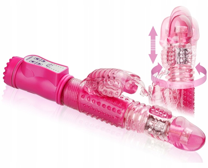 WIBRATOR POSUWISTO ROTACYJNY GÓRA-DÓŁ - 36 FUNKCJI