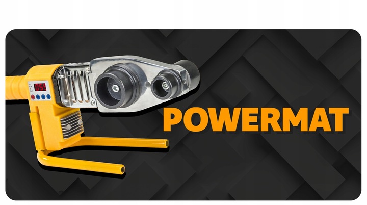 ZGRZEWARKA LCD DO RUR PP PCV MATRYCE 16-63mm 2800W POLIFUZYJNA WYŚWIETLACZ