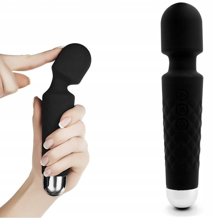 MOCNY SILIKONOWY MASAŻER MAGIC WAND