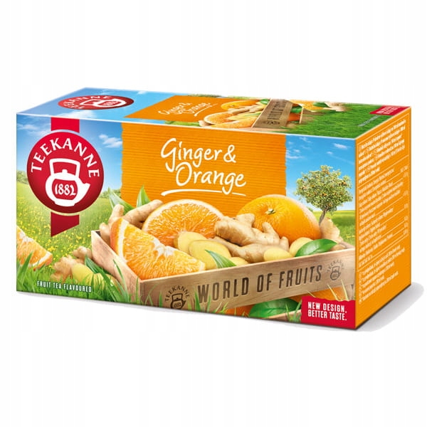 (x6) TEEKANNE Herbata Ginger Orange 20tb