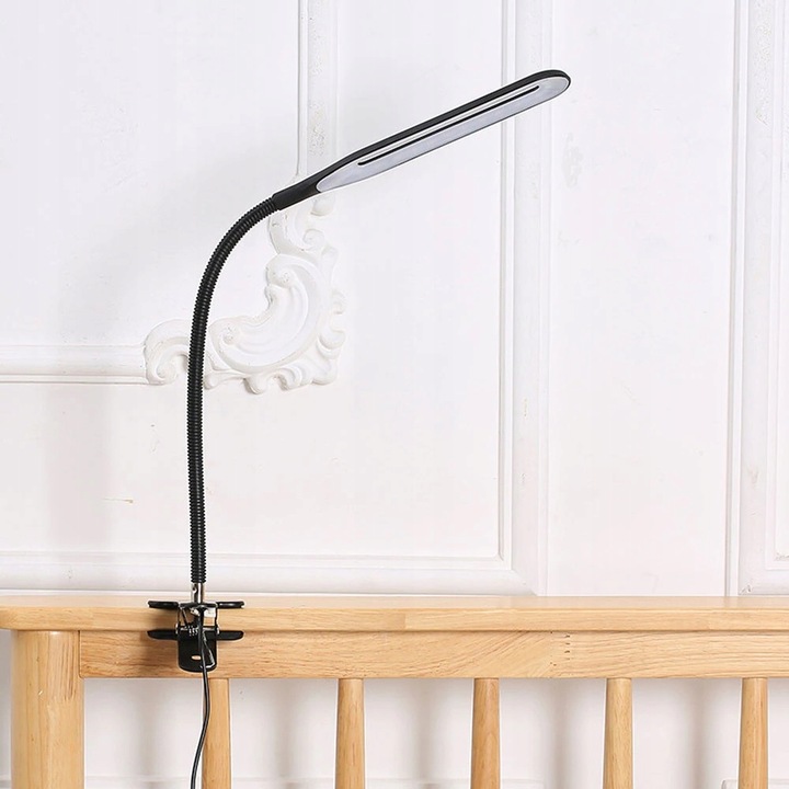 LAMPKA BIURKOWA LED BIUROWA SZKOLNA USB KLIPS
