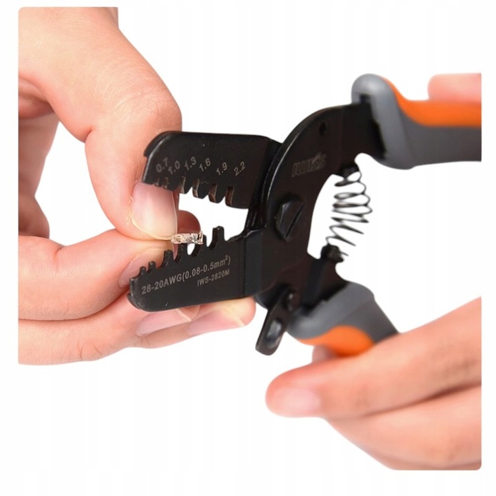 ZACISKARKA DO MINI KONEKTORÓW IWISS IWS-2820M DUPONT, JST, MOLEX