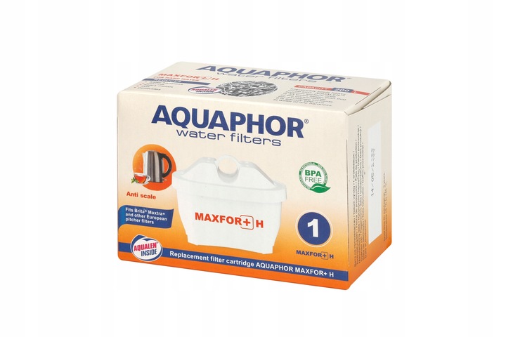 Filtry do wody zmiękczające do twardej wody Aquaphor Maxfor Plus H, 6