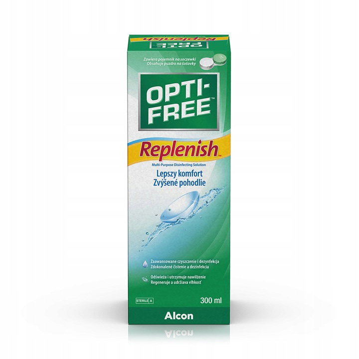Płyn do soczewek Alcon Opti-Free Replenish, 300 ml