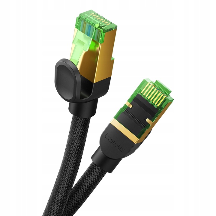 BASEUS SZYBKI KABEL SIECIOWY RJ45 CAT8 40GB/S MOCNY PRZEWÓD DO INTERNETU 1m