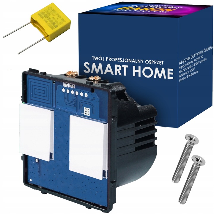 Wkład Moduł Włącznik Dotykowy Włącznika Dotykowego Światła Podwójny