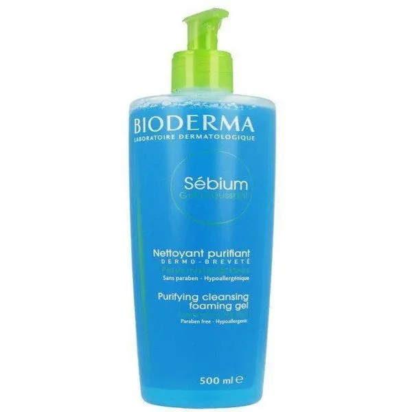 Bioderma Sebium Gel Moussant antybakteryjny żel do mycia twarzy 500ml