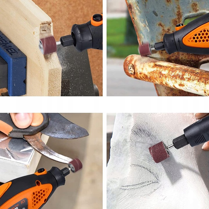 Zestaw Akcesoriów Tarcz Wierteł do Multiszlifierki 361szt + Walizka