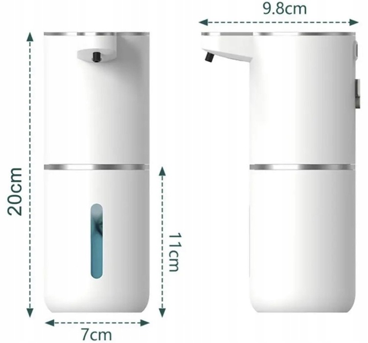 Bezdotykowy automatyczny dozownik mydła żelu szamponu dyspenser płynów