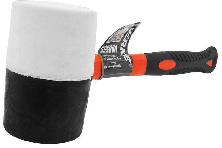 MŁOTEK GUMOWY BRUKARSKI BLACHARSKI DO KOSTKI BRUKOWEJ 1100g FIBERGLASS