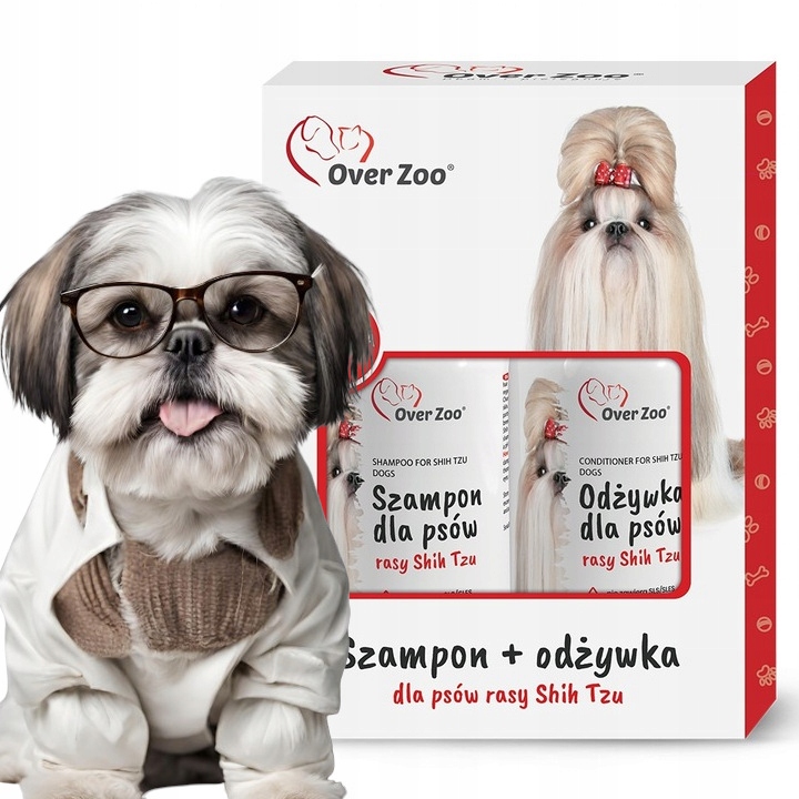 SZAMPON + ODŻYWKA ZESTAW psów rasy SHIH TZU 490 ml