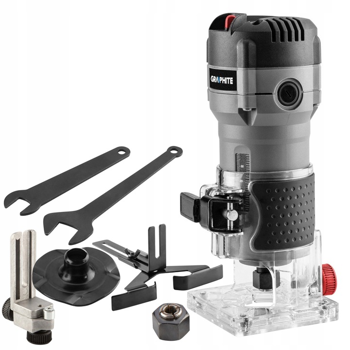 GRAPHITE FREZARKA KRAWĘDZIOWA TRYMER GÓRNOWRZECIONOWA 6-8MM 510W