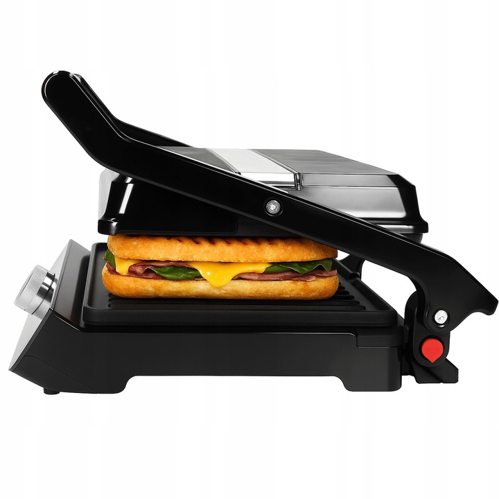 Grill Elektryczny Regulacja Temperatury Powłoka Non-Stick do Zmywarki