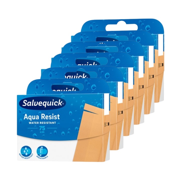 Salvequick plastry Aqua Resist - do cięcia 75cm